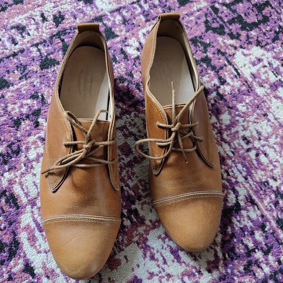 Handmade, ethical-made Peruvian Oxford-style leather shoes - Picture 5 of 8